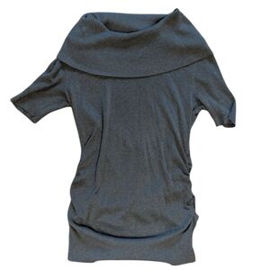 Sofia by Sofia Vergara Dark Gray Sparkly Tunic Top Women's XL